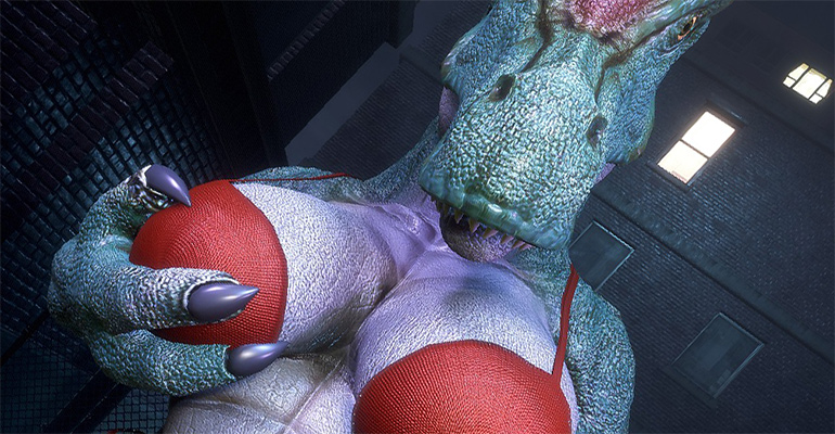 恐竜とセックスができる「Mutant Alley: Dinohazard」
