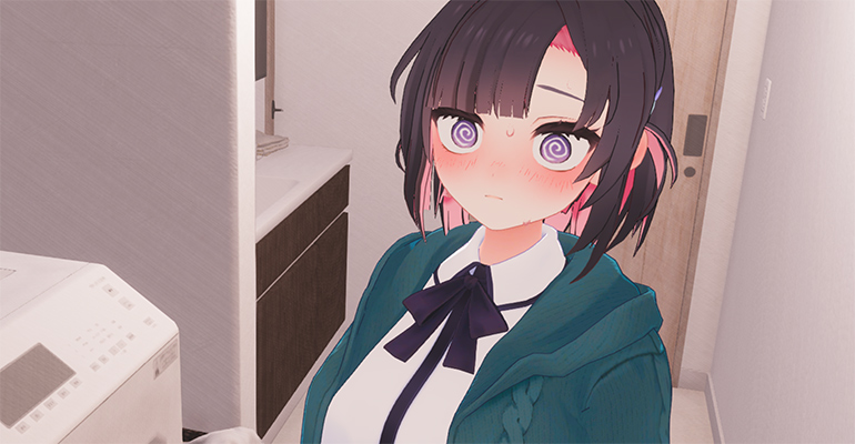 表情豊かで可愛い後輩とのカジュアルな同棲シミュレーション「できる後輩アオイちゃん！ ～二人ぐらし始まっちゃいました～」